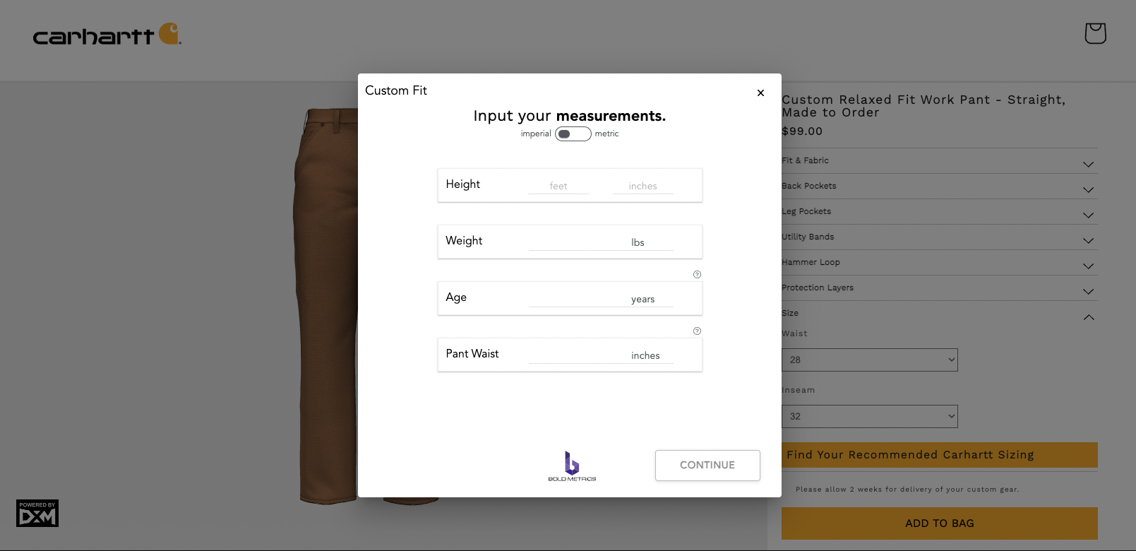 Carhartt experience new SSC survey