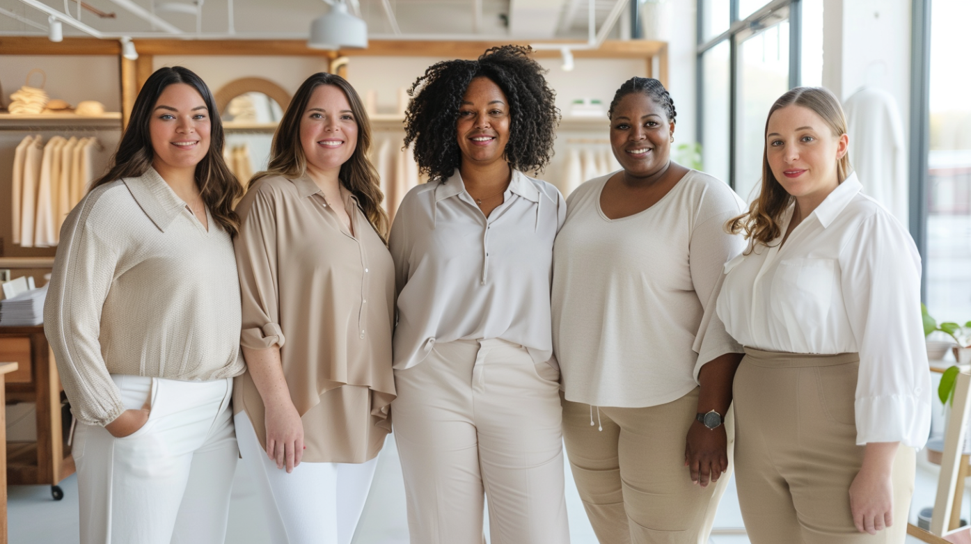 Featured image: Diverse group of women models -